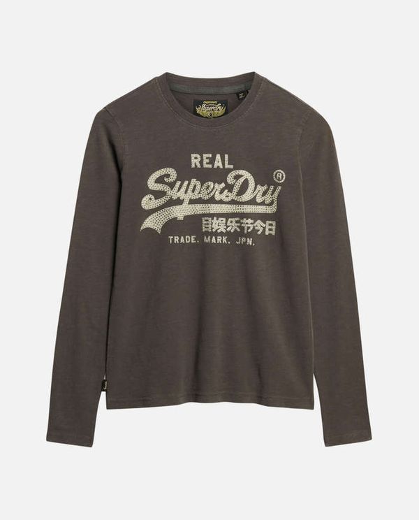 Μακρυμάνικη Μπλούζα Embellished VL Graphic SUPERDRY