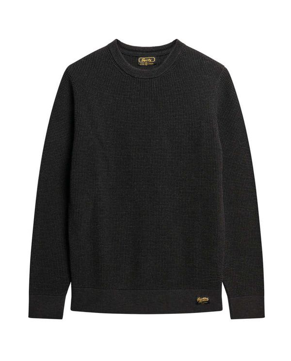 Πλεκτή Μπλούζα Textured Crew Knit SUPERDRY