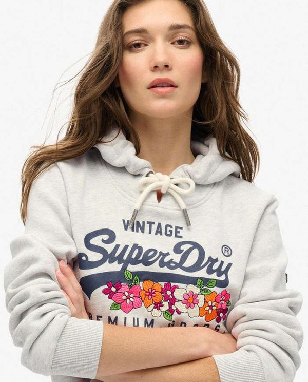 Μπλούζα Φούτερ Vintage Logo Premium Floral SUPERDRY