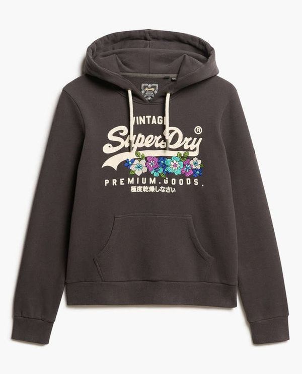 Μπλούζα Φούτερ Vintage Logo Premium Floral SUPERDRY