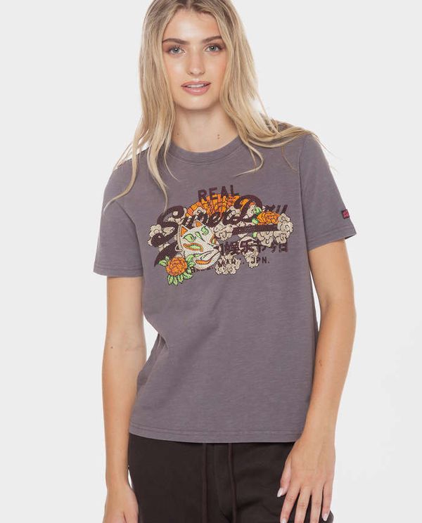 T-Shirt Tokyo VL Graphic Relaxed SUPERDRY