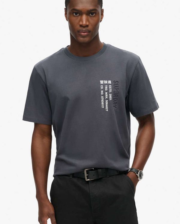 T-Shirt Utility Sport Logo SUPERDRY