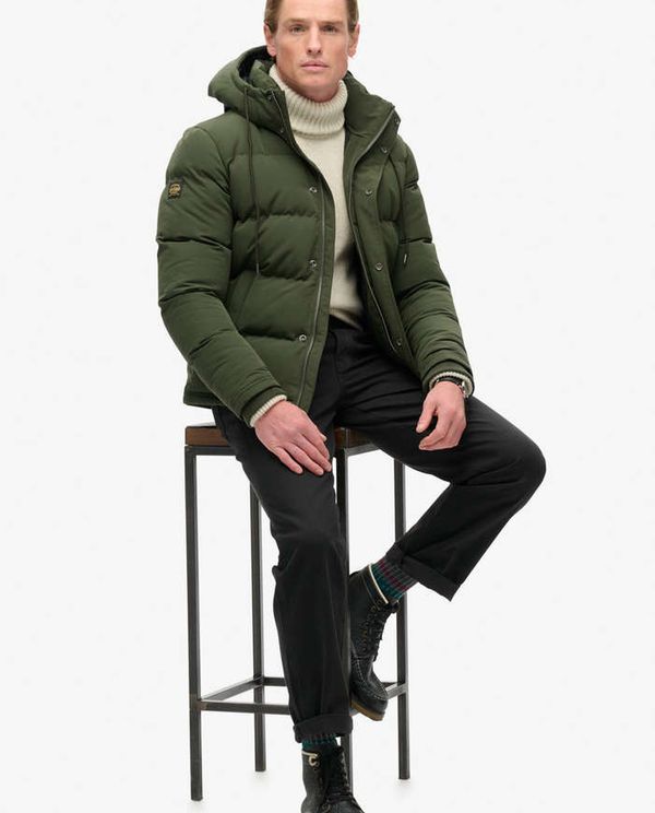 Puffer Μπουφάν Everest Short Hooded Jacket SUPERDRY