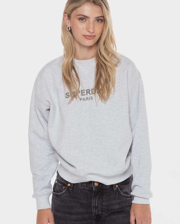 Μπλούζα Φούτερ Sport Luxe Crew Sweat SUPERDRY