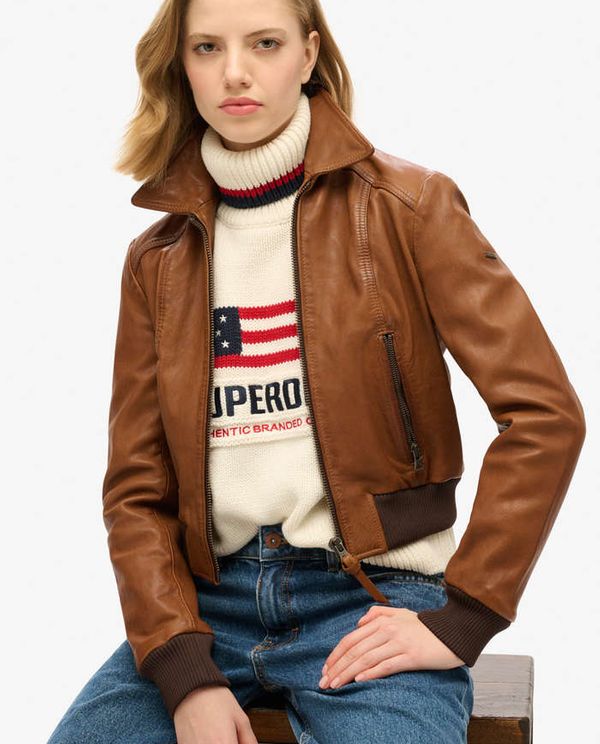 Πλεκτό Πουλόβερ Americana Roll Neck SUPERDRY