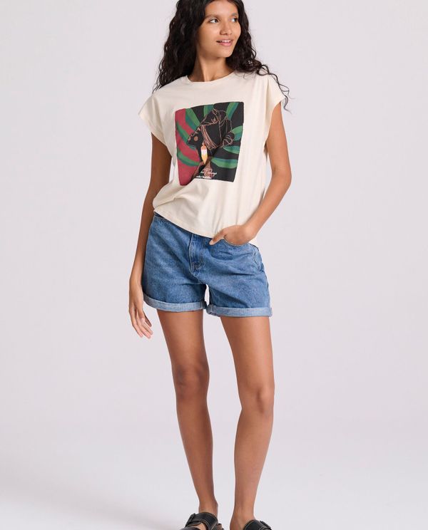 Γυναικείο t-shirt με τύπωμα σε boho look