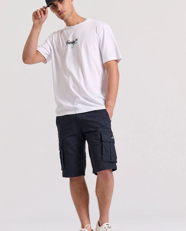 Relaxed fit t-shirt με surf τύπωμα στην πλάτη