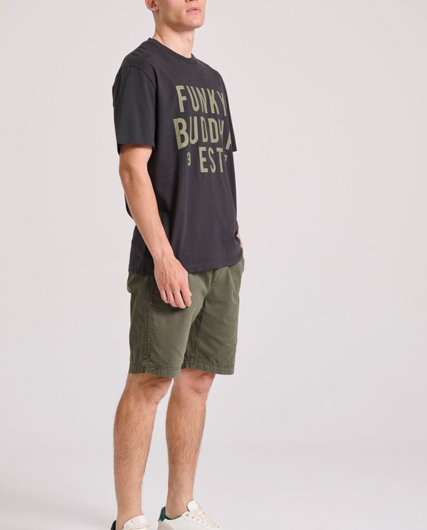 Relaxed fit t-shirt με Funky Buddha τύπωμα