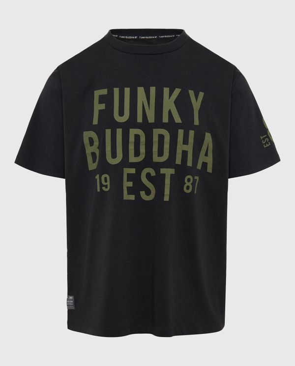 Relaxed fit t-shirt με Funky Buddha τύπωμα