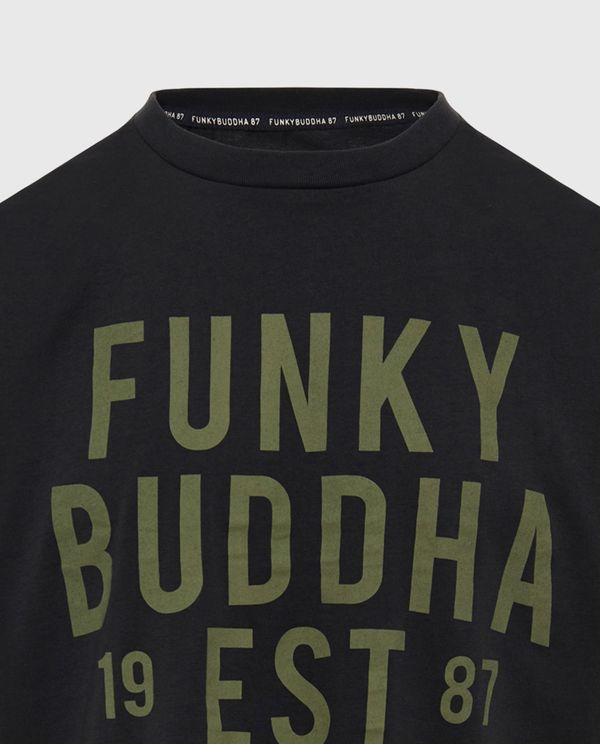 Relaxed fit t-shirt με Funky Buddha τύπωμα