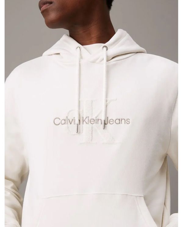 Calvin Klein Chenille With Monogram Hoodie Ανδρικό (J30J326637 YBI)