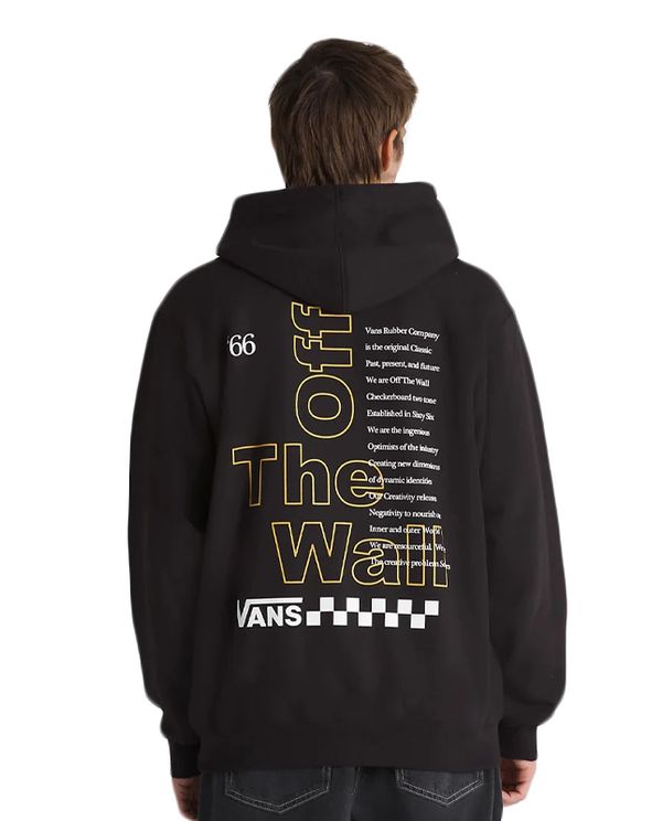 Vans Posted Loose Po Hoodie Ανδρικό (VN000JE8BLK1)