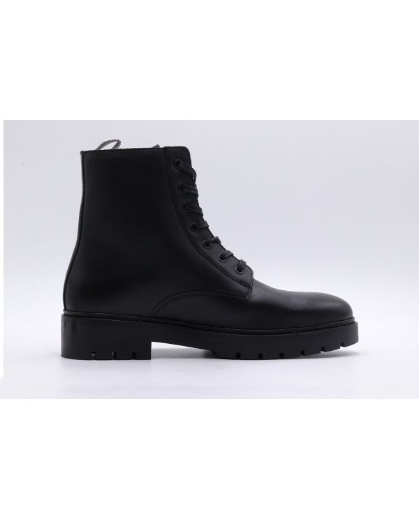 Calvin Klein Combat Mid Laceup Boot Zip Μποτάκια Μόδας (YM0YM00262 0GK)