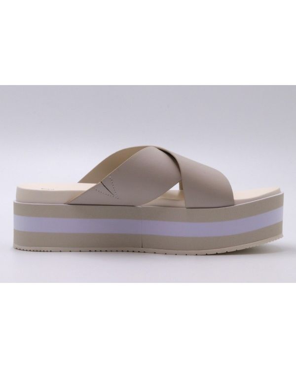 Calvin Klein Flatform Sandal Crisscross Σανδάλι (YW0YW00562 ACF)