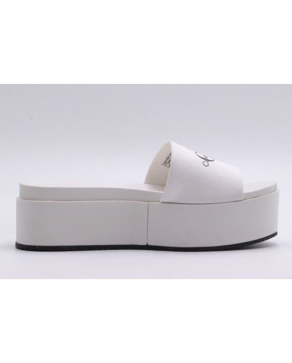 Calvin Klein Flatform Sandal Monogram Παντόφλες (YW0YW01036 YBR)