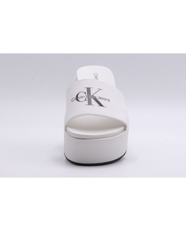 Calvin Klein Flatform Sandal Monogram Παντόφλες (YW0YW01036 YBR)