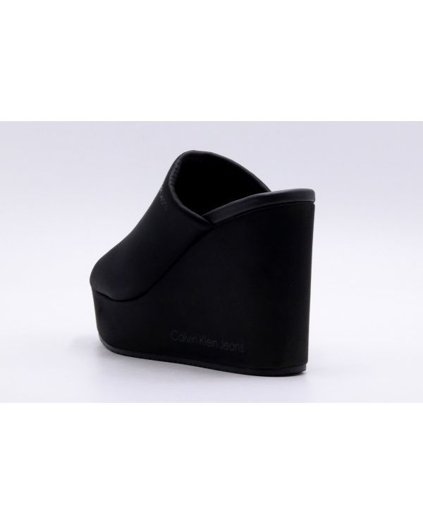 Calvin Klein Wedge  Sat Nyl Dc Mules (YW0YW01359 BEH)