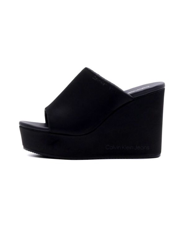 Calvin Klein Wedge  Sat Nyl Dc Mules (YW0YW01359 BEH)