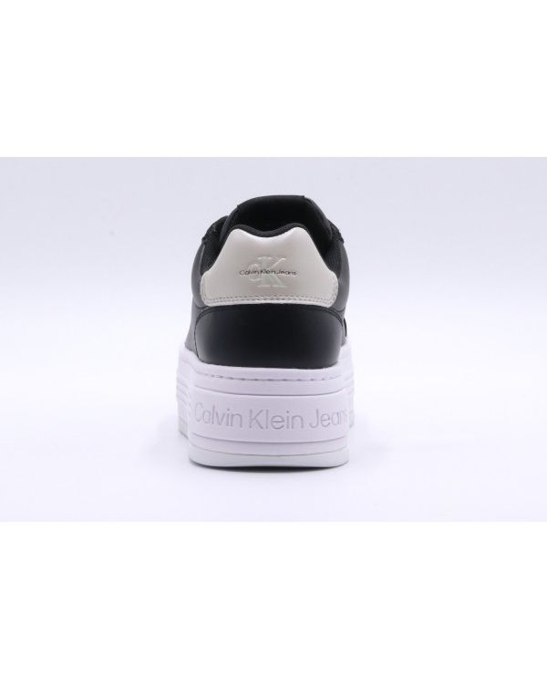 Calvin Klein Bold Platf Low Lace Lth Ml Mtl Sneakers (YW0YW01516 0GQ)