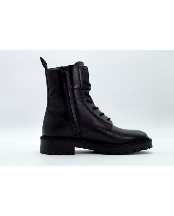 Calvin Klein Combat Boot Mid Zip Lth In Calf Μποτάκια Μόδας (YW0YW01550 0GJ)